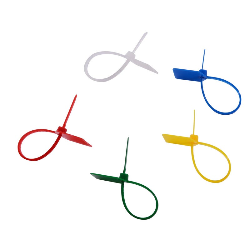 ColorYourLife Marker Nylon Cable Ties Cable Wire Tags Security Zip Ties - Assorted Colors (200) - Image 2